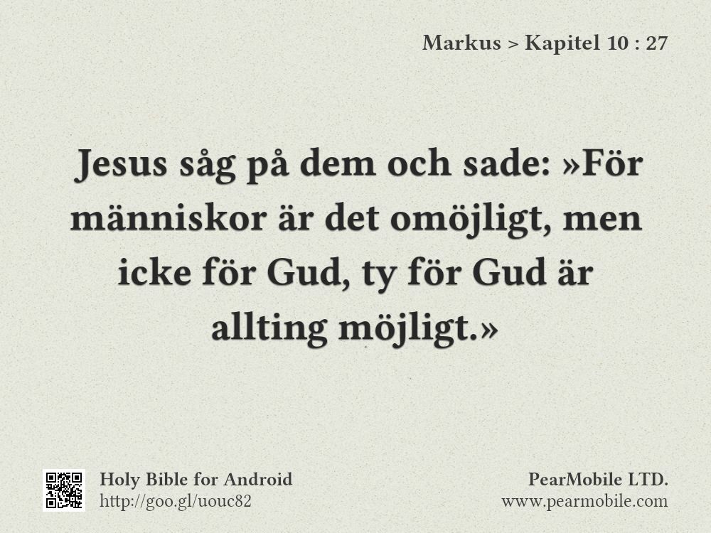 Markus, Kapitel 10:27
